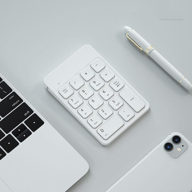 Pavé numérique Bluetooth sans fil – Compatible Mac & PC, rechargeable, design minimaliste