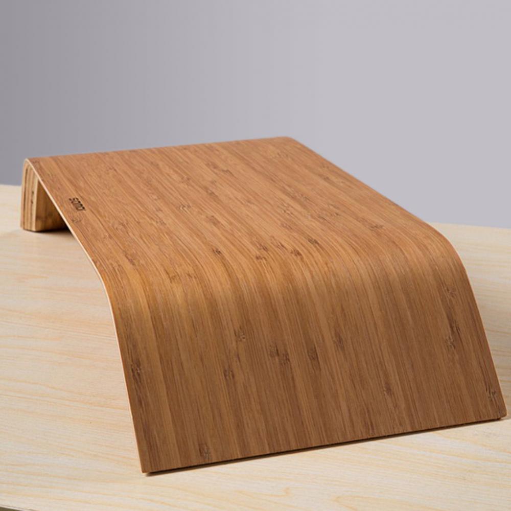 Support laptop bois bambou – Rehausseur stable et élégant pour MacBook et PC portable