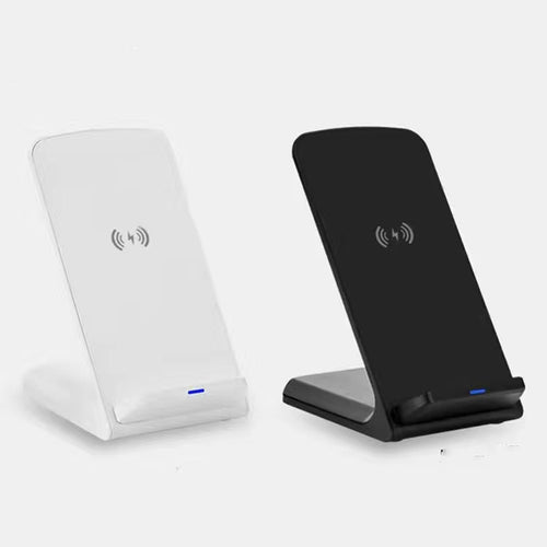 Chargeur sans fil vertical 30W – Recharge rapide QC3.0, noir ou blanc