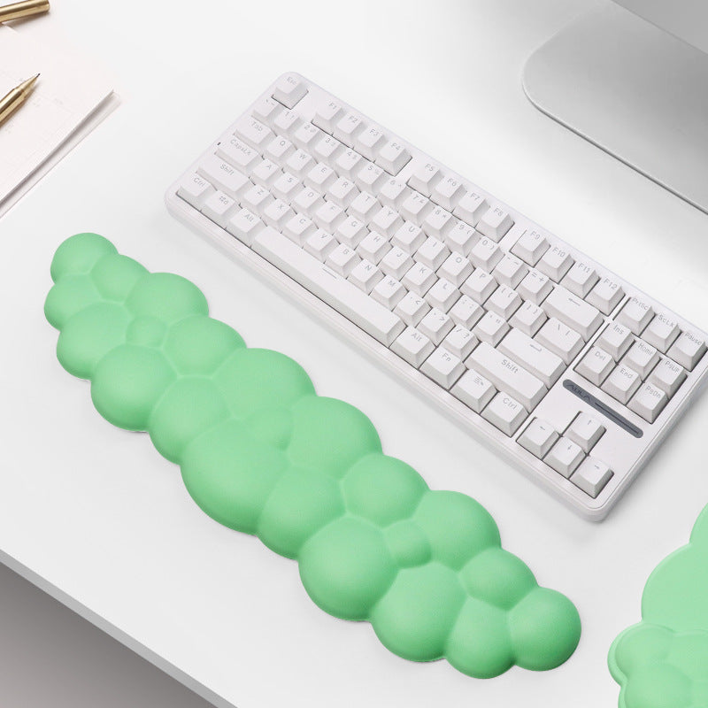 Repose-poignet clavier nuage – Mousse mémoire de forme, antidérapant, 9 coloris