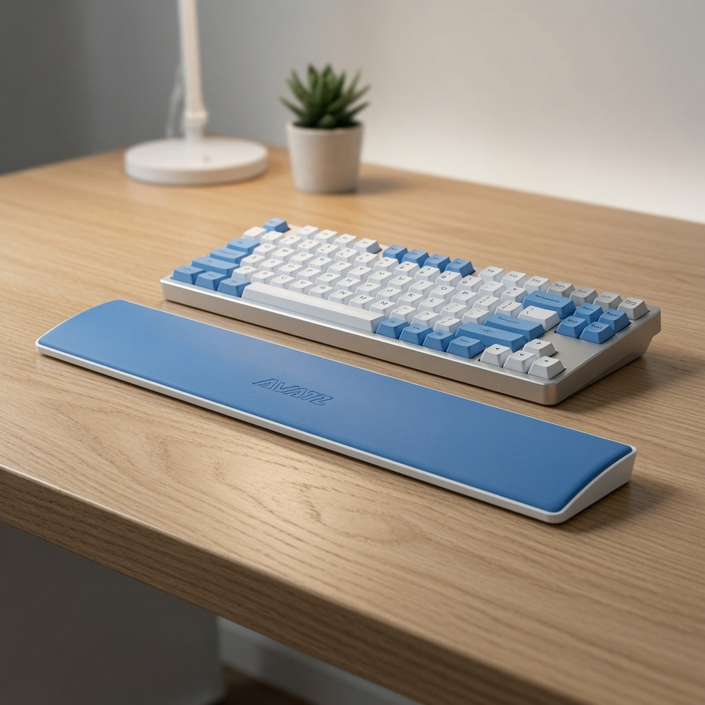 Repose-poignet clavier plat – Imperméable, antidérapant, compatible 87 et 104 touches