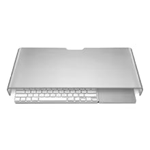Rehausseur moniteur aluminium – Support écran réglable, finition premium pour bureau