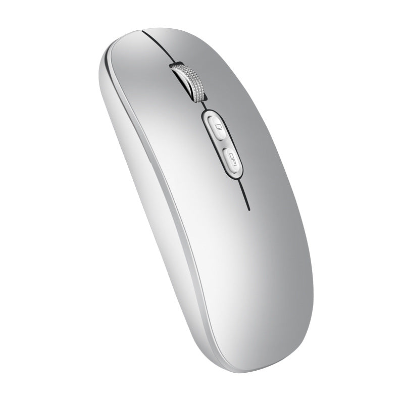 Souris sans fil rechargeable ultra-fine – 1600 DPI, silencieuse, compatible PC et Mac