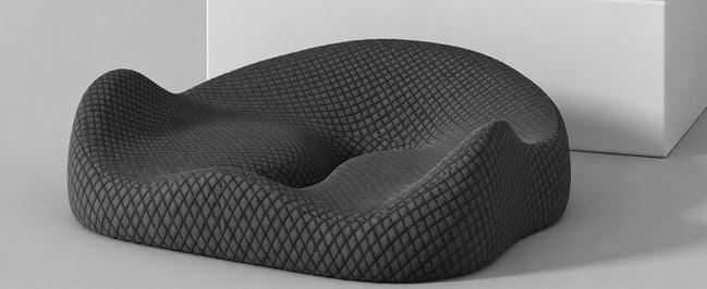 Coussin Lombaire Ergonomique pour Chaise de Bureau – Duo Assise & Dossier