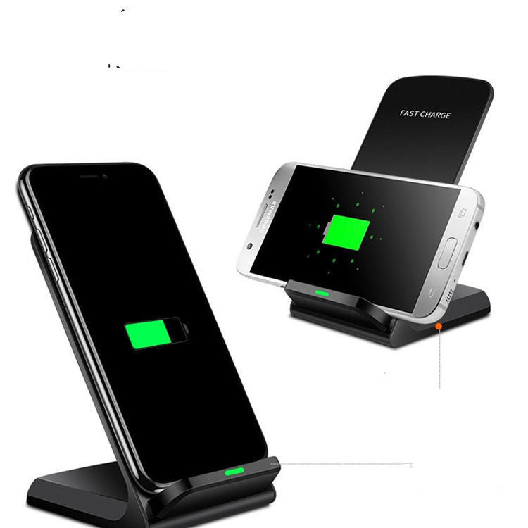 Chargeur sans fil vertical 30W – Recharge rapide QC3.0, noir ou blanc