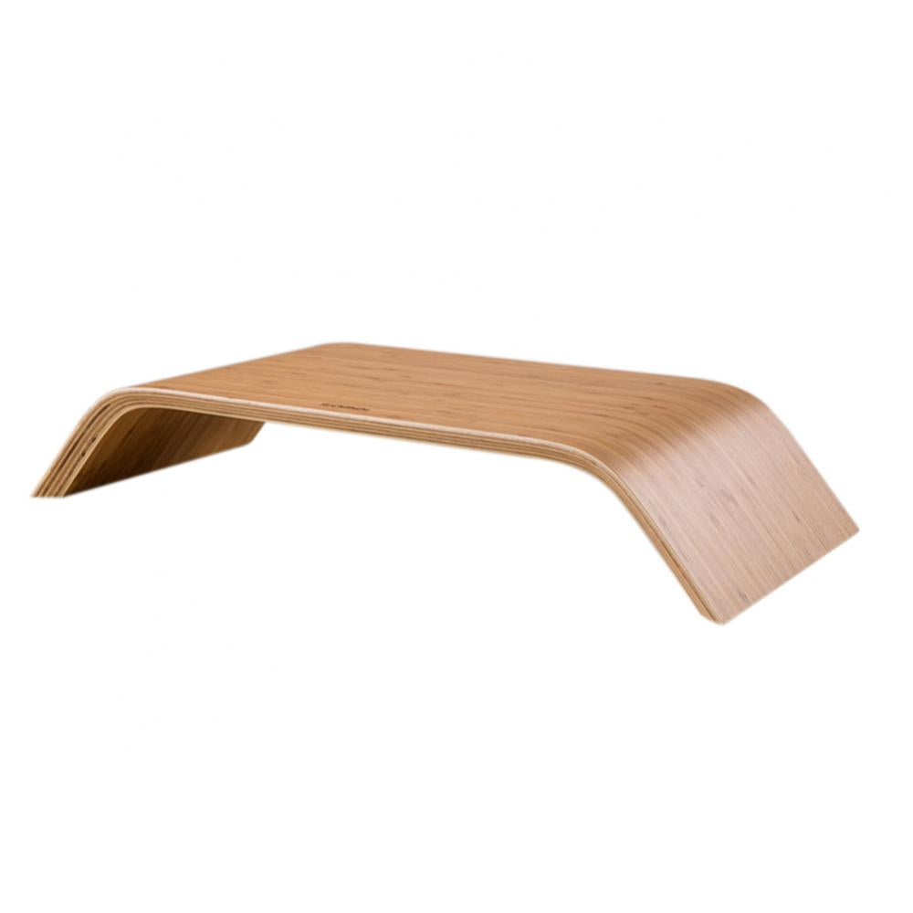 Support laptop bois bambou – Rehausseur stable et élégant pour MacBook et PC portable