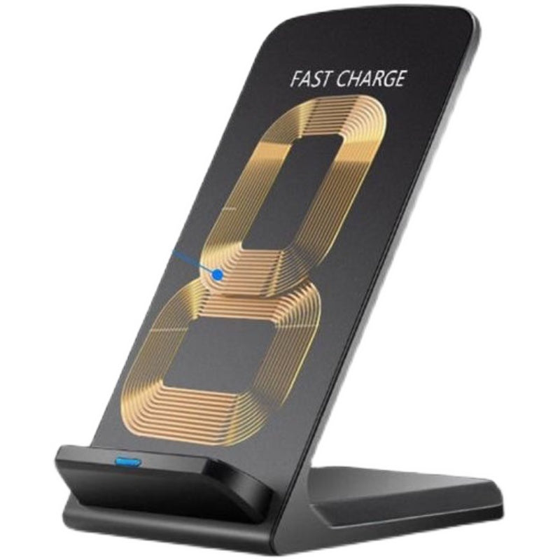 Chargeur sans fil vertical 30W – Recharge rapide QC3.0, noir ou blanc